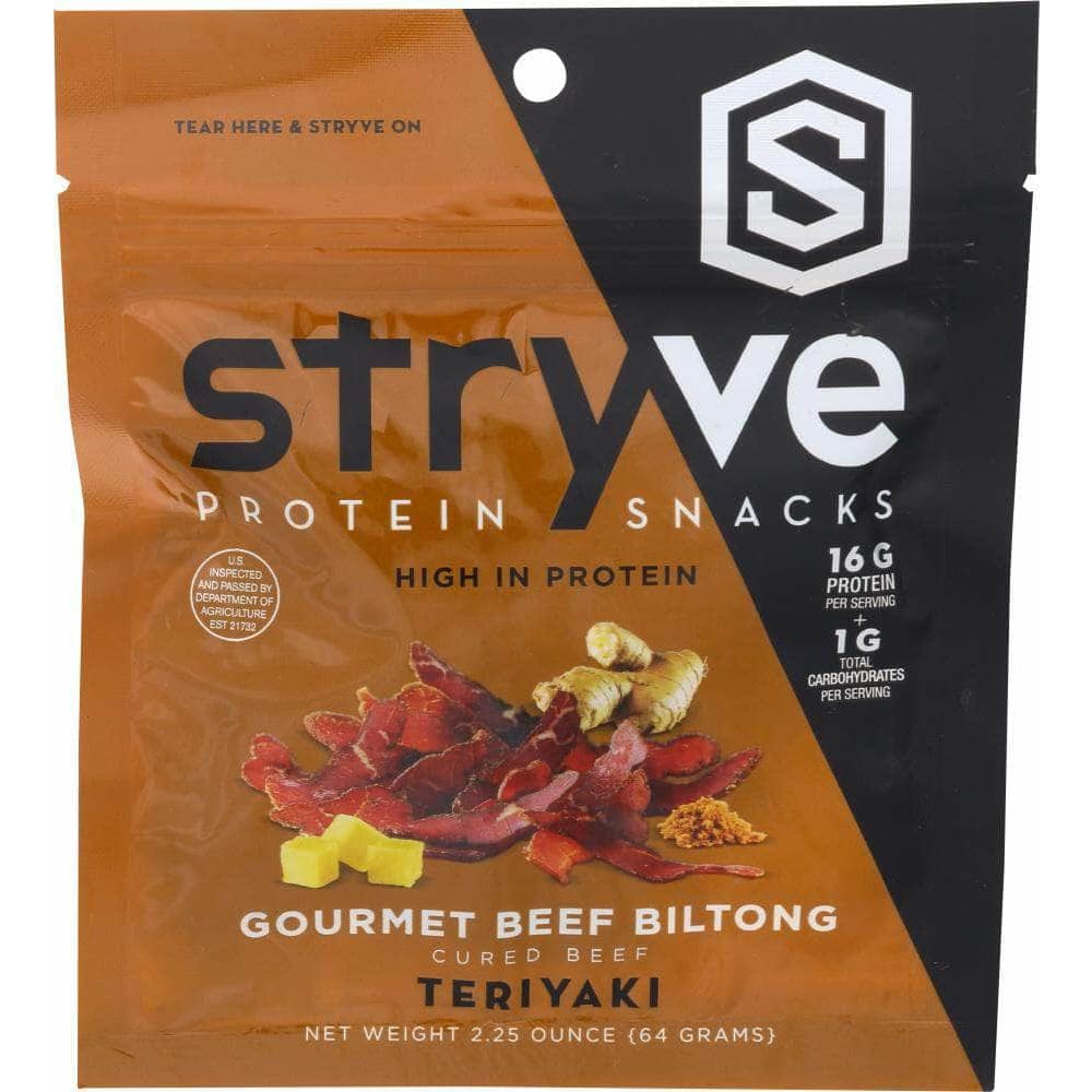 Stryve Protein Snacks Stryve Protein Snacks Beef Biltong Teriyaki, 2.25 oz
