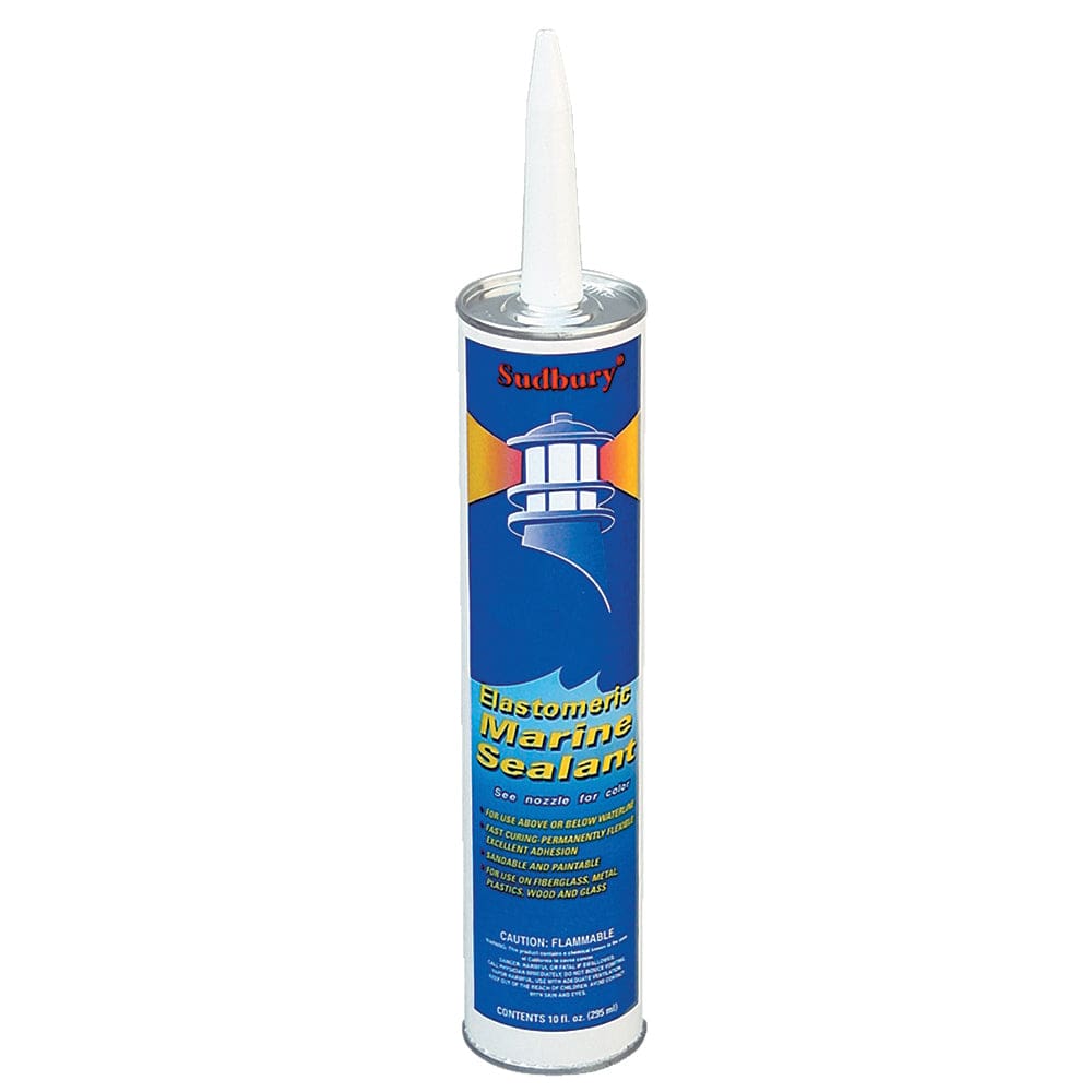Sudbury Elastomeric Marine Sealant - 10oz Cartridge - White - Boat Outfitting | Adhesive/Sealants - Sudbury