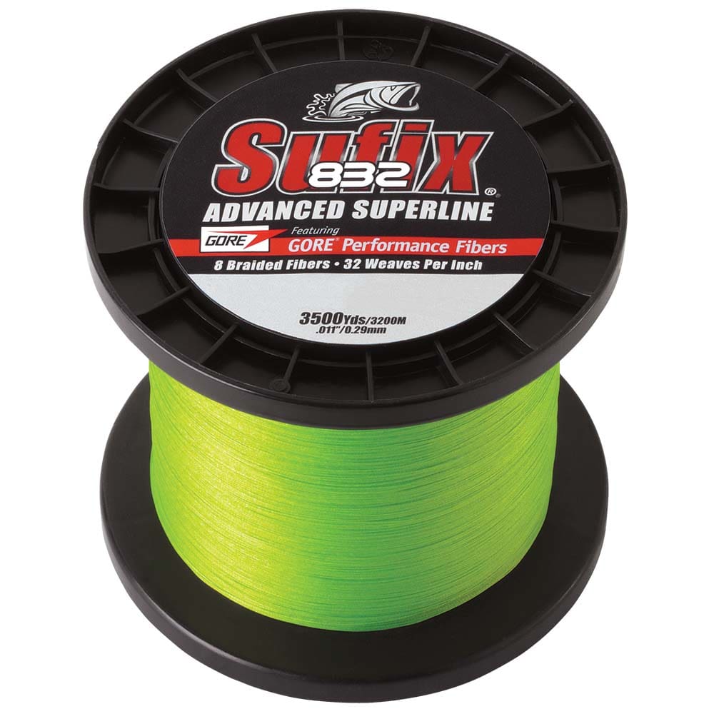 Sufix 832® Advanced Superline® Braid - 10lb - Neon Green - 3500 yds - Hunting & Fishing | Lines & Leaders - Sufix