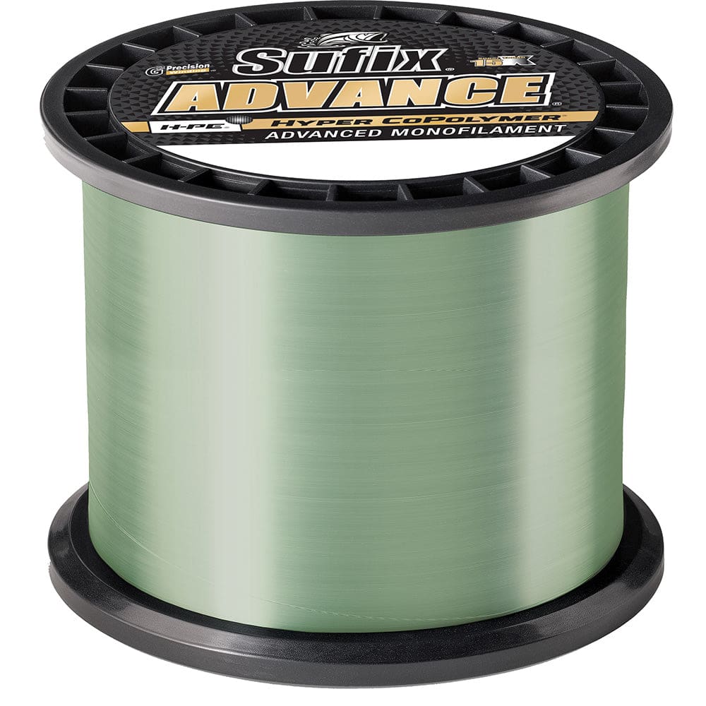 Sufix Advance Low-Vis Green Monofilament - 10lb - 1200yds - Hunting & Fishing | Lines & Leaders - Sufix