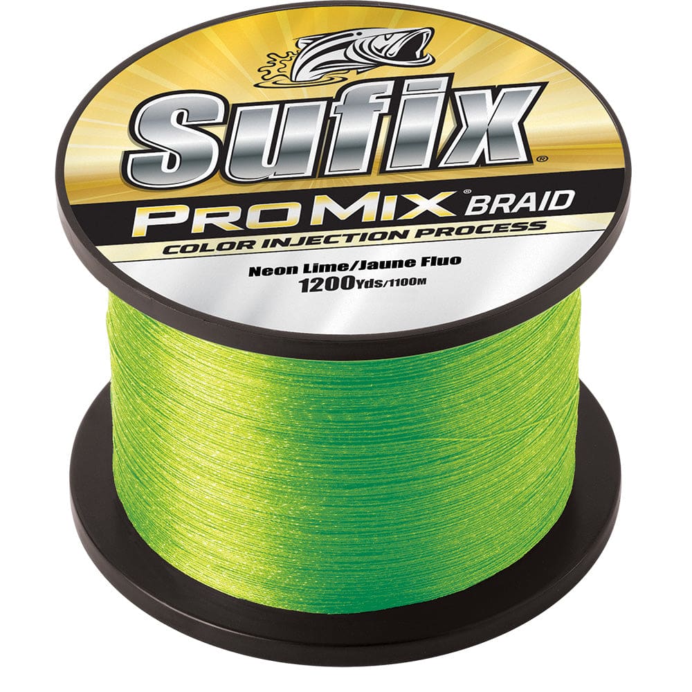 Sufix ProMix® Braid - 15lb - Neon Lime - 1200 yds - Hunting & Fishing | Lines & Leaders - Sufix