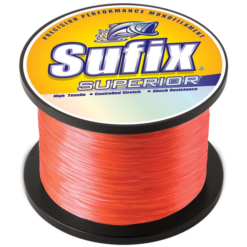 Sufix Superior Neon Fire Monofilament - 50lb - 2405 yds - Hunting & Fishing | Lines & Leaders - Sufix
