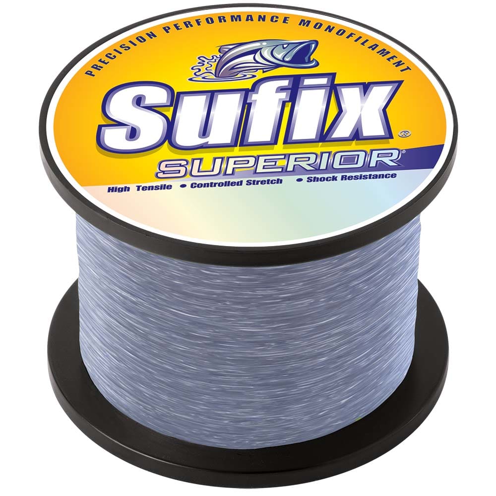 Sufix Superior Smoke Blue Monofilament - 20lb - 5875 yds - Hunting & Fishing | Lines & Leaders - Sufix