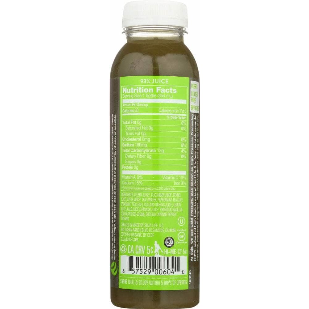Suja Juice Suja Green Juice Radiant Probiotic Drink, 12 oz