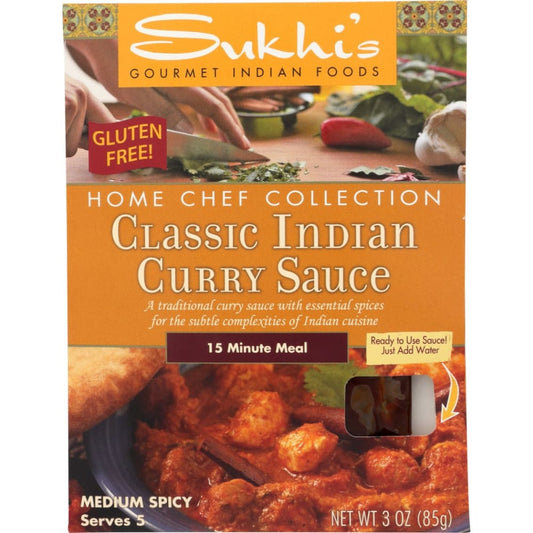 SUKHIS: Classic Curry Indian Sauce 3 oz (Pack of 4) - Grocery > Meal Ingredients > Sauces - SUKHIS