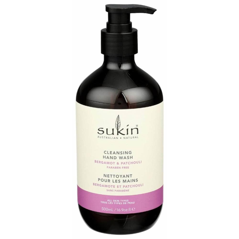 SUKIN Beauty & Body Care > Soap and Bath Preparations > Soap Liquid SUKIN: Bergamot Patchouli Cleansing Hand Wash, 16.9 fo