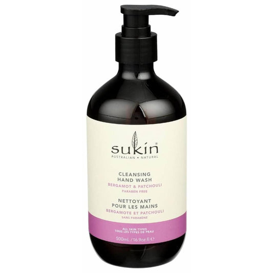 SUKIN Beauty & Body Care > Soap and Bath Preparations > Soap Liquid SUKIN: Bergamot Patchouli Cleansing Hand Wash, 16.9 fo