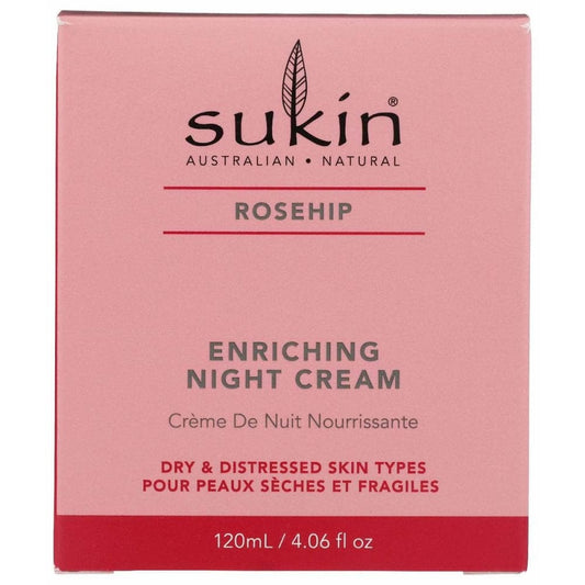 SUKIN SUKIN Cream Night Enrich Rose, 4.06 fo