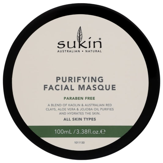 SUKIN: Purifying Facial Mask 3.38 fo (Pack of 3) - Beauty & Body Care > Skin Care > Facial Masks - Sukin