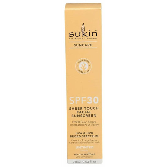 SUKIN Beauty & Body Care > Skin Care > Sun Protection & Tanning Lotions SUKIN: Sheer Touch Facial Sunscreen Spf 30, 2.03 fo
