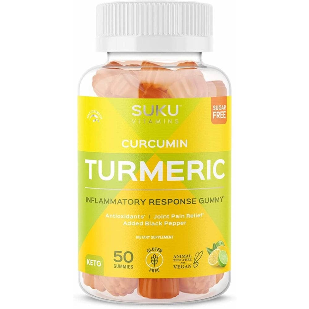 SUKU VITAMINS Health > Vitamins & Supplements SUKU VITAMINS Turmeric Curcumin Gummies, 50 pc