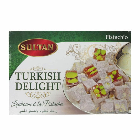 SULTAN SULTAN Turkish Delight Pistachio Candy, 16 oz