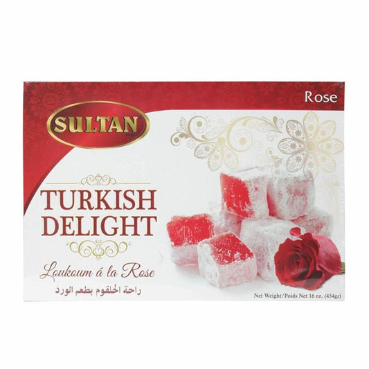 SULTAN SULTAN Turkish Delight Rose Candy, 16 oz
