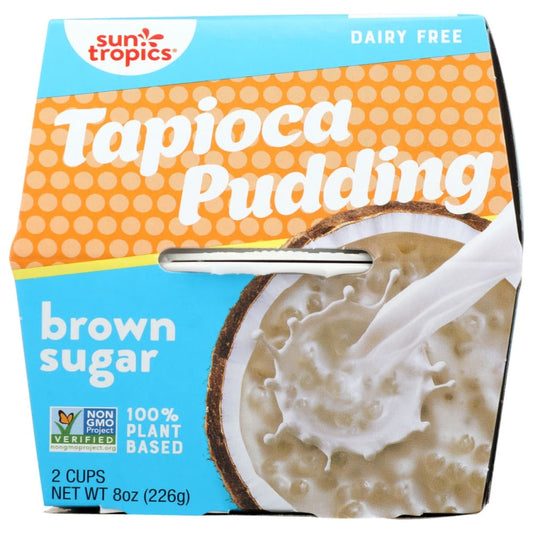 SUN TROPICS: Brown Sugar Tapioca Pudding 8 oz (Pack of 5) - Grocery > Chocolate Desserts and Sweets > Pudding - SUN TROPICS