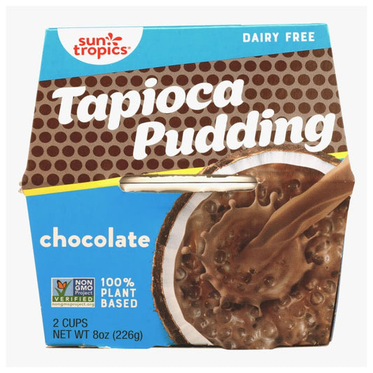 SUN TROPICS: Chocolate Tapioca Pudding 8 oz (Pack of 5) - Grocery > Chocolate Desserts and Sweets > Pudding - SUN TROPICS