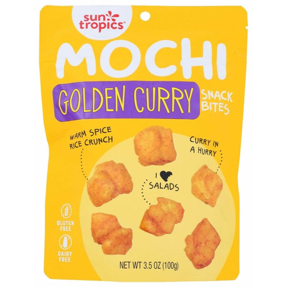 SUN TROPICS Grocery > Snacks SUN TROPICS: Mochi Golden Curry Snack Bites, 3.5 oz