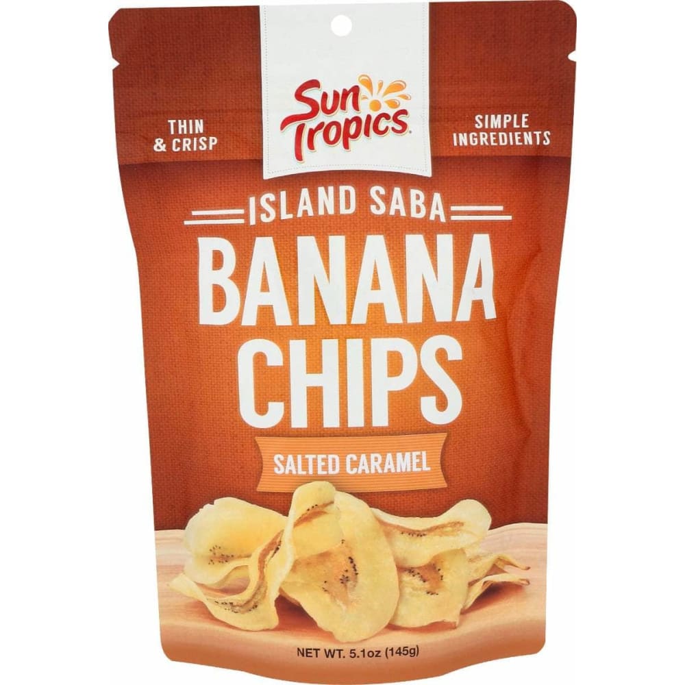 SUN TROPICS SUN TROPICS Salted Caramel Banana Chips, 5.1 oz