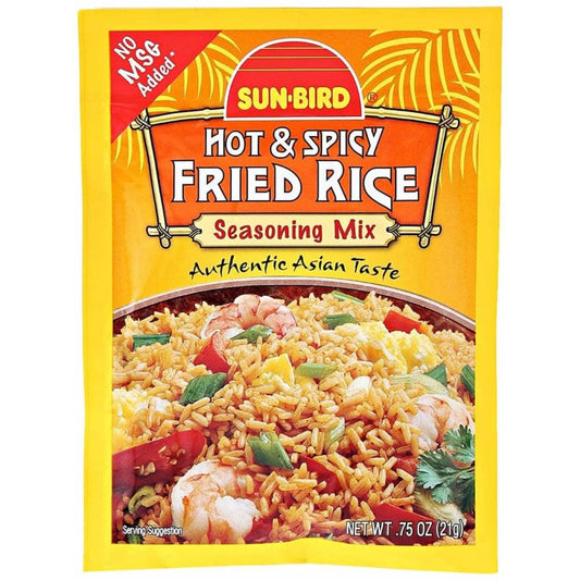 SUNBIRD SUNBIRD Mix Ssnng Fried Rc Hot Spcy, 0.75 oz