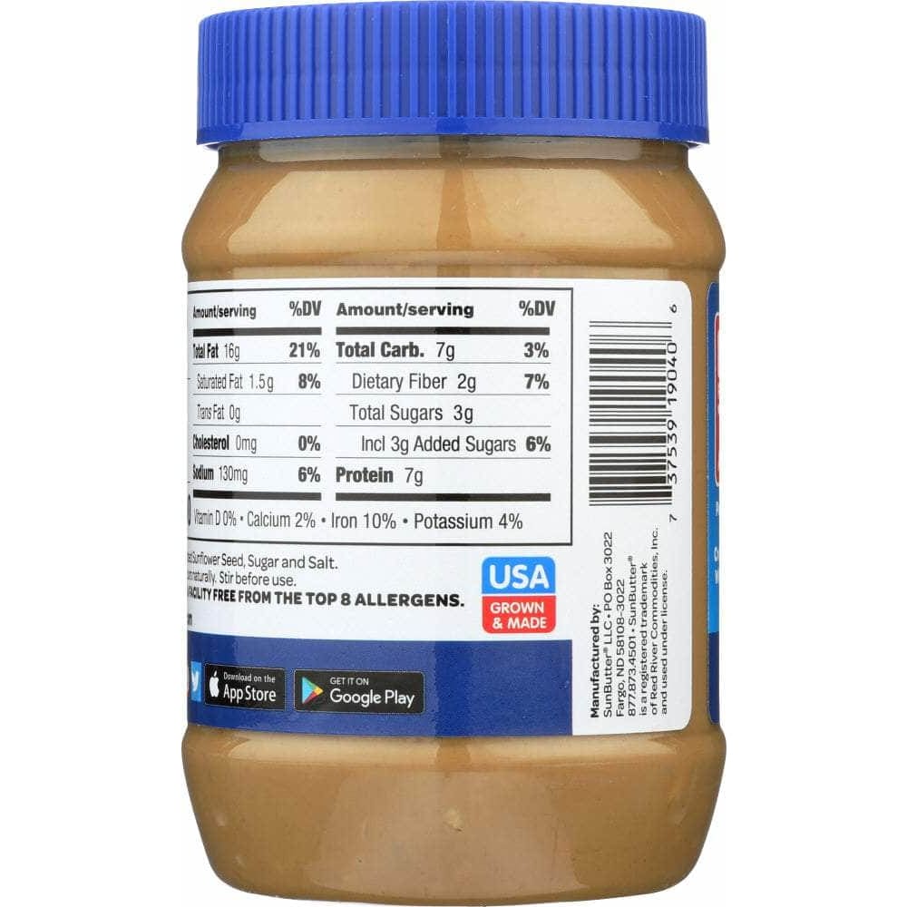 Sunbutter Natural Sunbutter Natural Crunch Sunflower Seed Spread, 16 oz