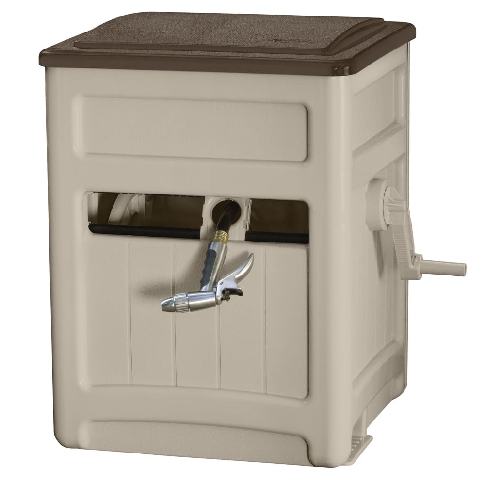 Suncast 225’ Smart Trak Hose Hideaway - Taupe - Suncast