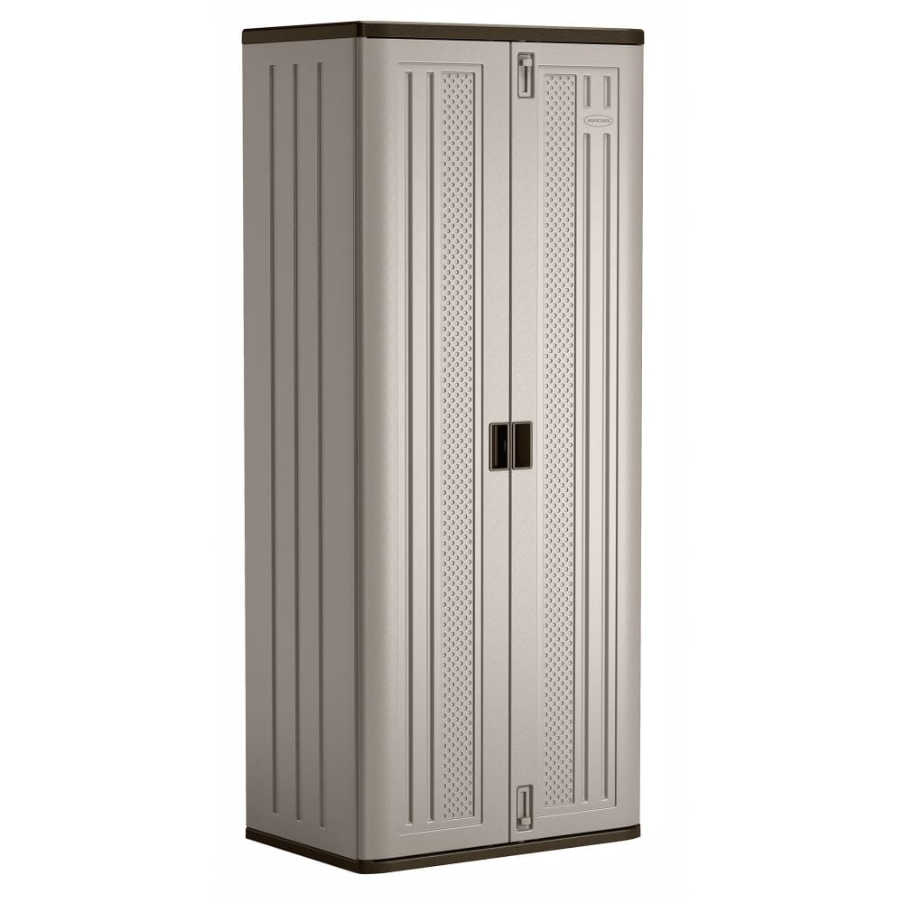 Suncast Tall Storage Cabinet - Gray - Suncast