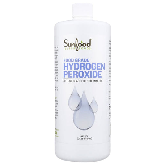 SUNFOOD SUPERFOODS: Hydrogine Peroxide 3 Perc 32 FO (Pack of 3) - MONTHLY SPECIALS > Oral Care > Breath Fresheners - SUNFOOD SUPERFOODS