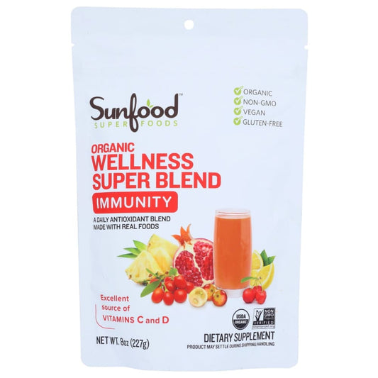 SUNFOOD SUPERFOODS: Immunity Superfood Powder 8 OZ - MONTHLY SPECIALS > Protein Supplements & Meal Replacements - SUNFOOD SUPERFOODS