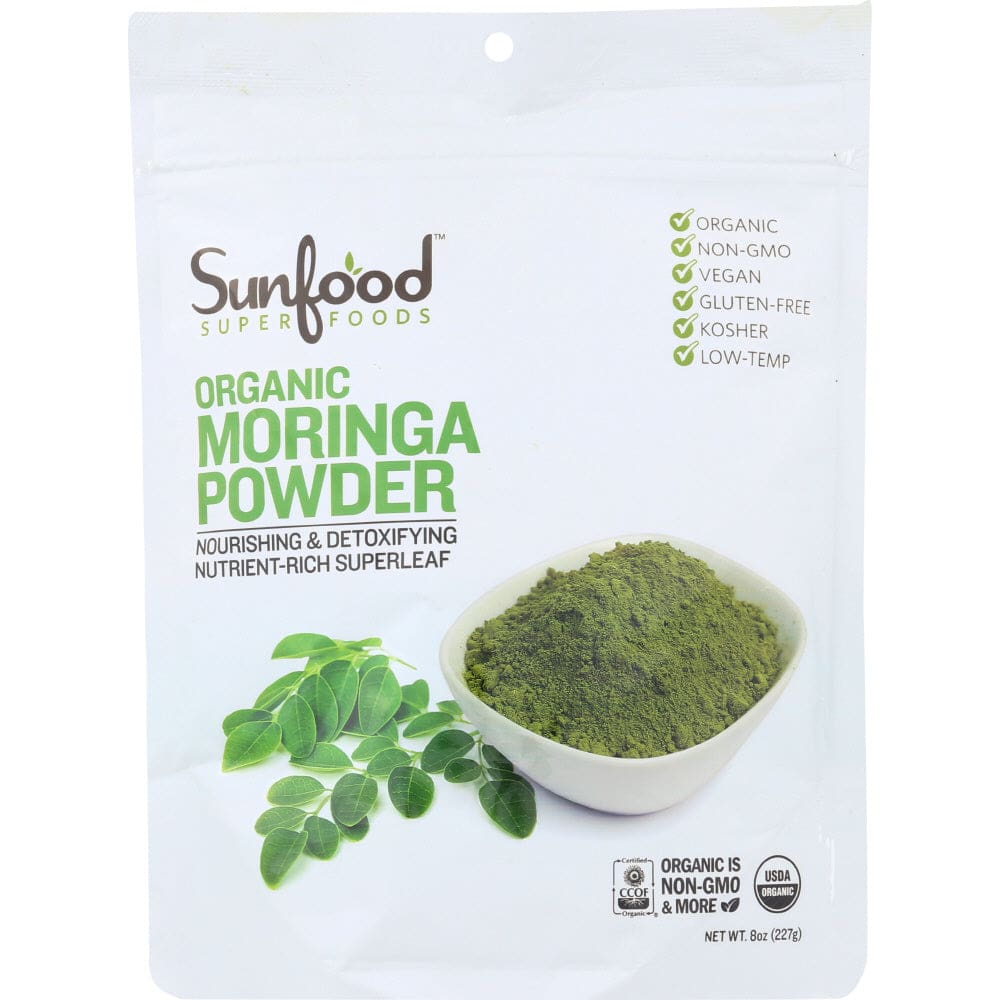 SUNFOOD SUPERFOODS: Moringa Pwdr Org 8 oz - Vitamins & Supplements > Food Supplements - Sunfood Superfoods