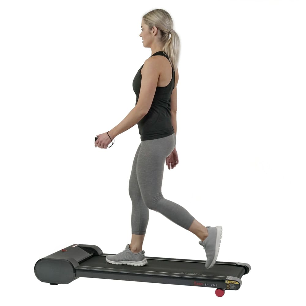 Sunny Health & Fitness Walkstation Slim Flat Treadmill - Sunny Health & Fitness