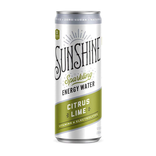 SUNSHINE: Citrus Lime Energy Water 12 FO (Pack of 6) - Grocery > Beverages > Water > Sparkling Water - SUNSHINE