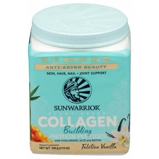 SUNWARRIOR Sunwarrior Collagen Building Tahitian Vanilla, 500 Gm