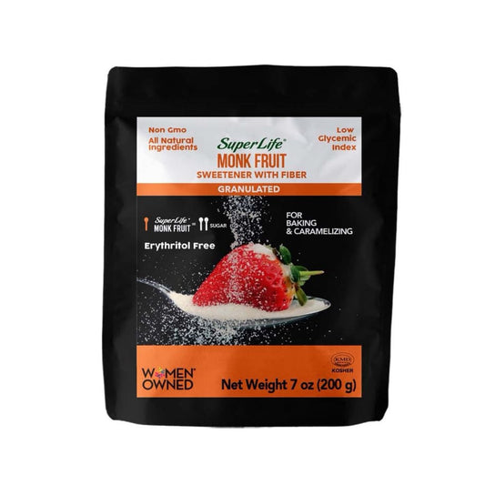 SUPER LIFE: Sweetener Monk Fruit 7.05 OZ (Pack of 4) - Grocery > Cooking & Baking > Sugars & Sweeteners - SUPER LIFE