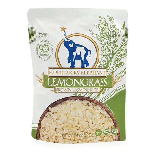 SUPER LUCKY ELEPHANT Super Lucky Elephant Rice Brown Lemongrass, 8.5 Oz