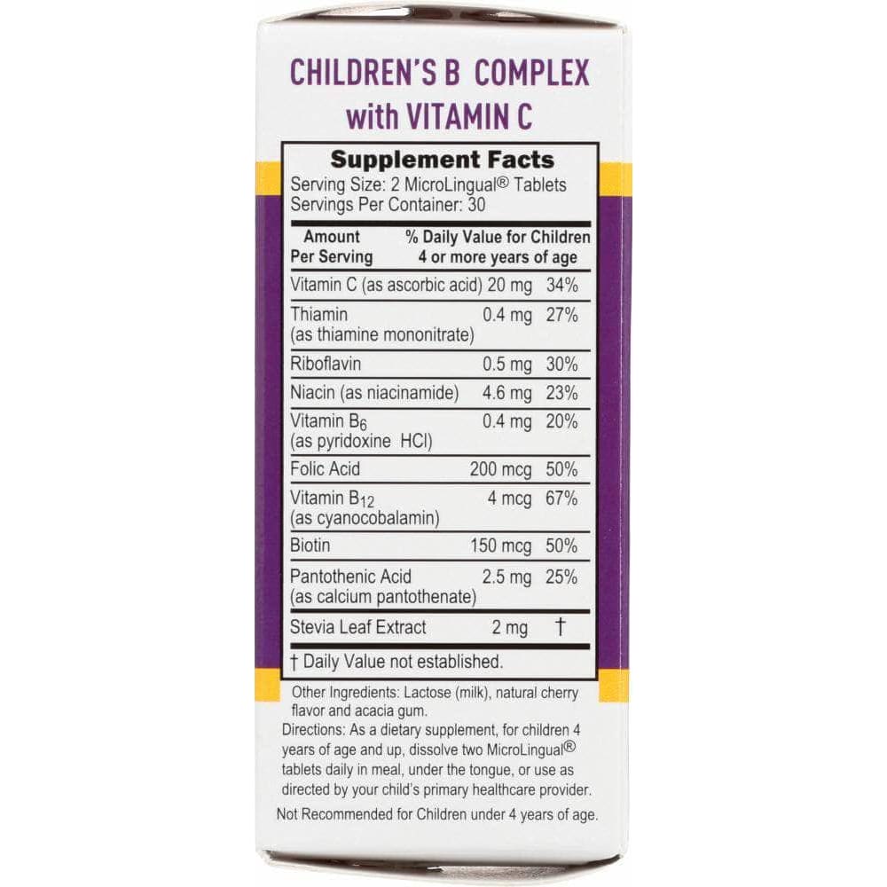 Superior Source Superior Source Childrens B Complex  with Vitamin C, 60 tb
