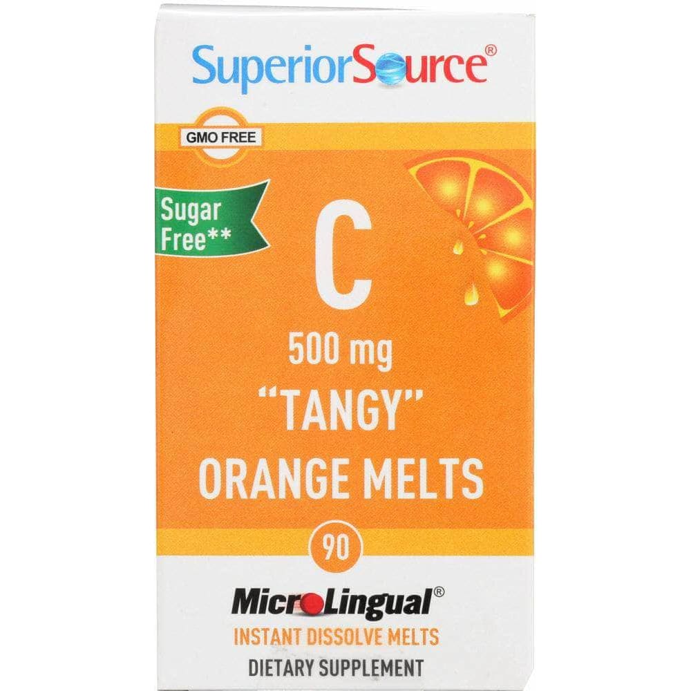Superior Source Superior Source Vitamin C 500mg Tangy Orange Melts, 90 tb