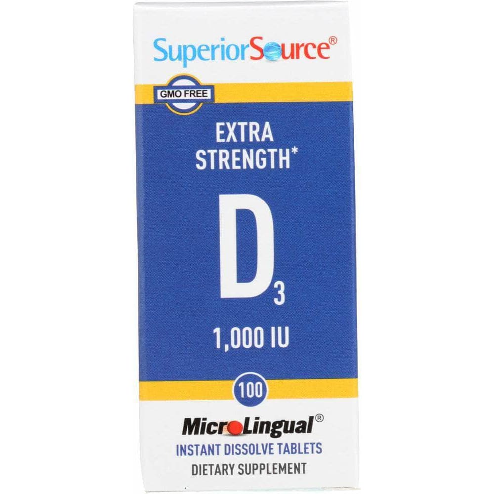 Superior Source Superior Source Vitamin D3 1000 IU, 100 tb