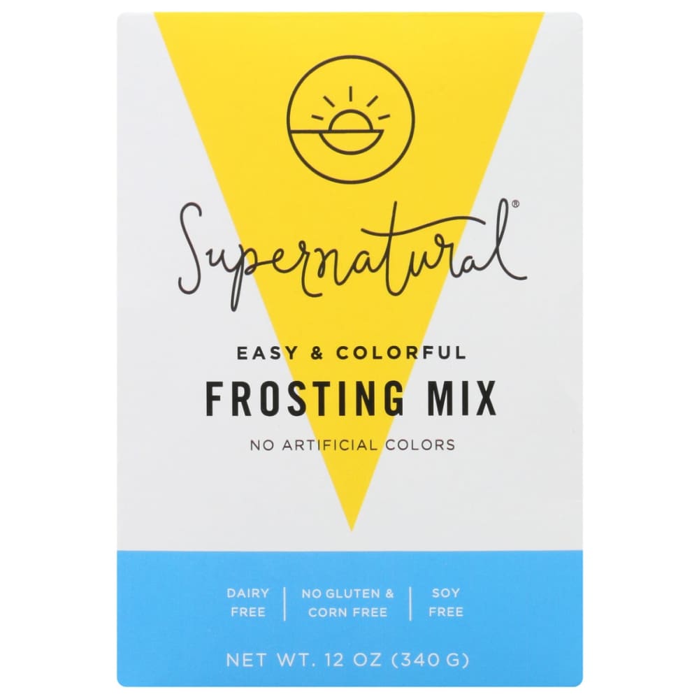 SUPERNATURAL: Big Sky Blue Buttercream Frosting Mix 12 oz (Pack of 4) - Frozen - SUPERNATURAL