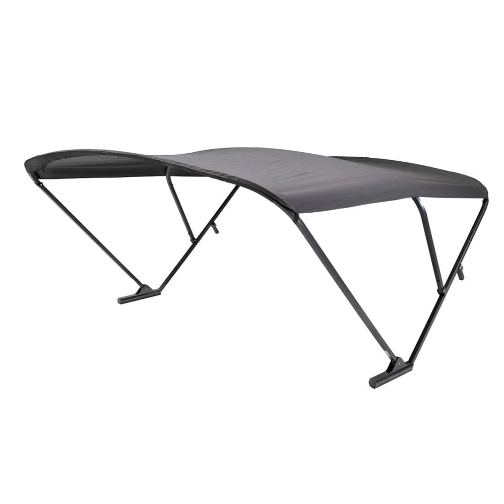SureShade Power Bimini - Black Anodized Frame - Black Fabric - Boat Outfitting | Accessories - SureShade