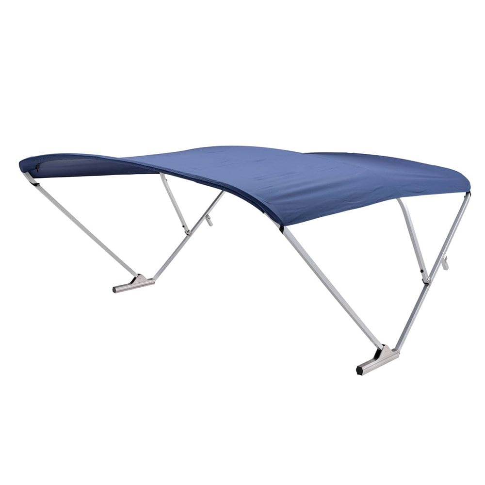 SureShade Power Bimini - Clear Anodized Frame - Navy Fabric - Boat Outfitting | Accessories - SureShade