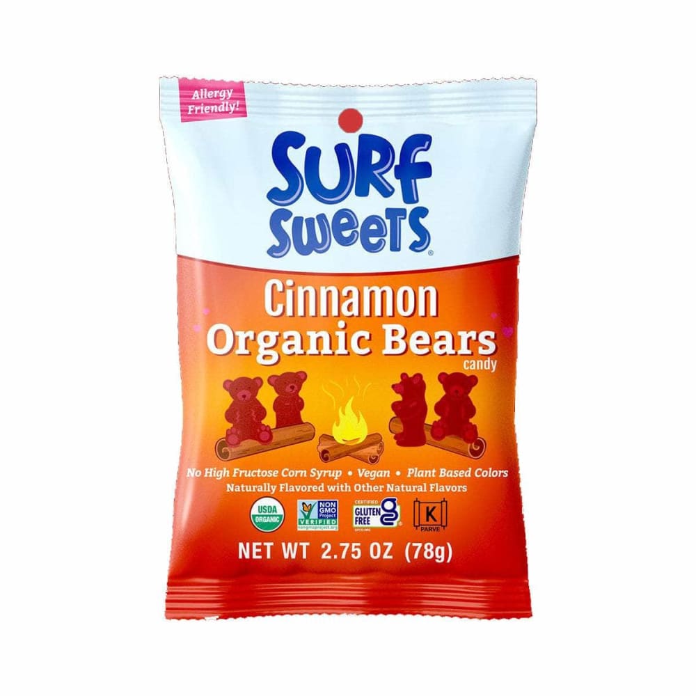 SURF SWEETS SURF SWEETS Cinnamon Organic Bears, 2.75 oz