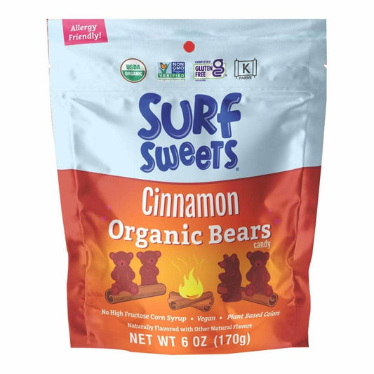 SURF SWEETS SURF SWEETS Cinnamon Organic Bears, 6 oz