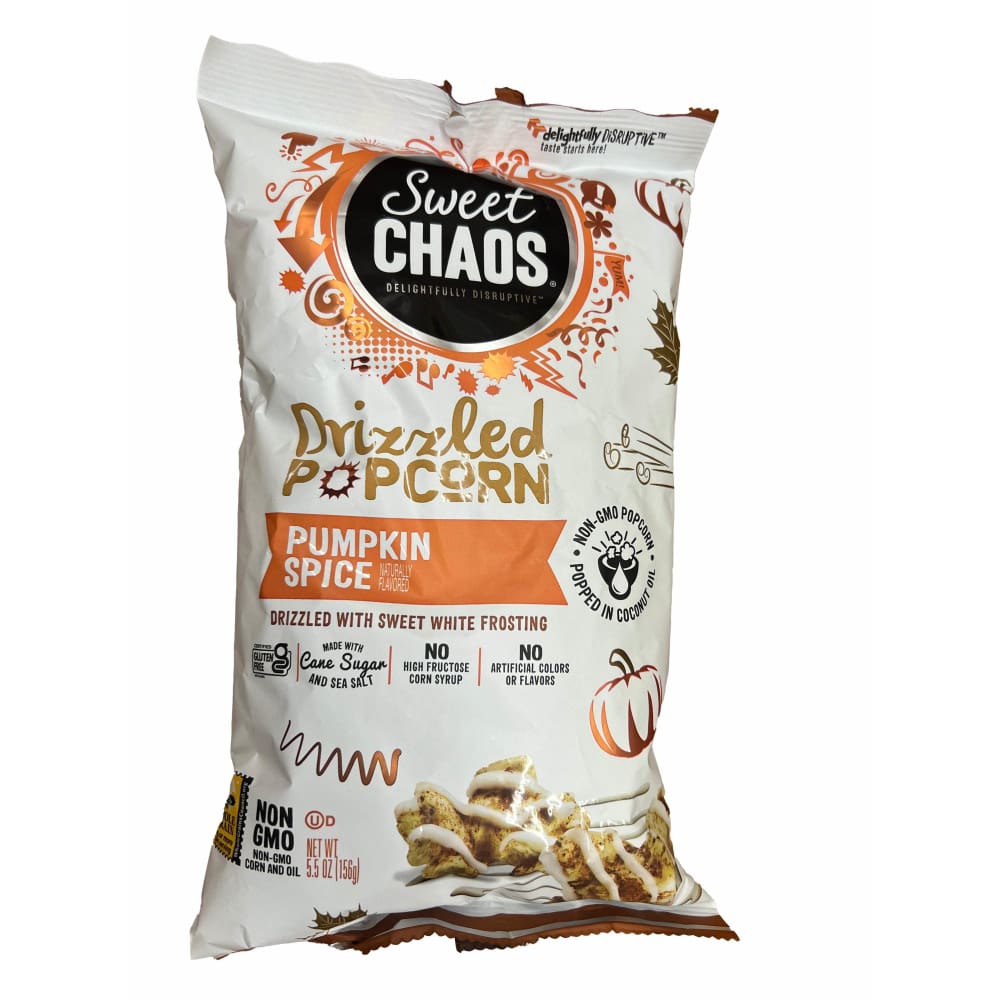 Sweet Chaos Sweet Chaos Drizzled Popcorn Pumpkin Spice, 5.5 oz.