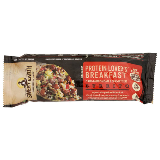SWEET EARTH: Protein Lovers Breakfast Burrito 5.5 oz (Pack of 5) - Grocery > Breakfast > Breakfast Foods - SWEET EARTH
