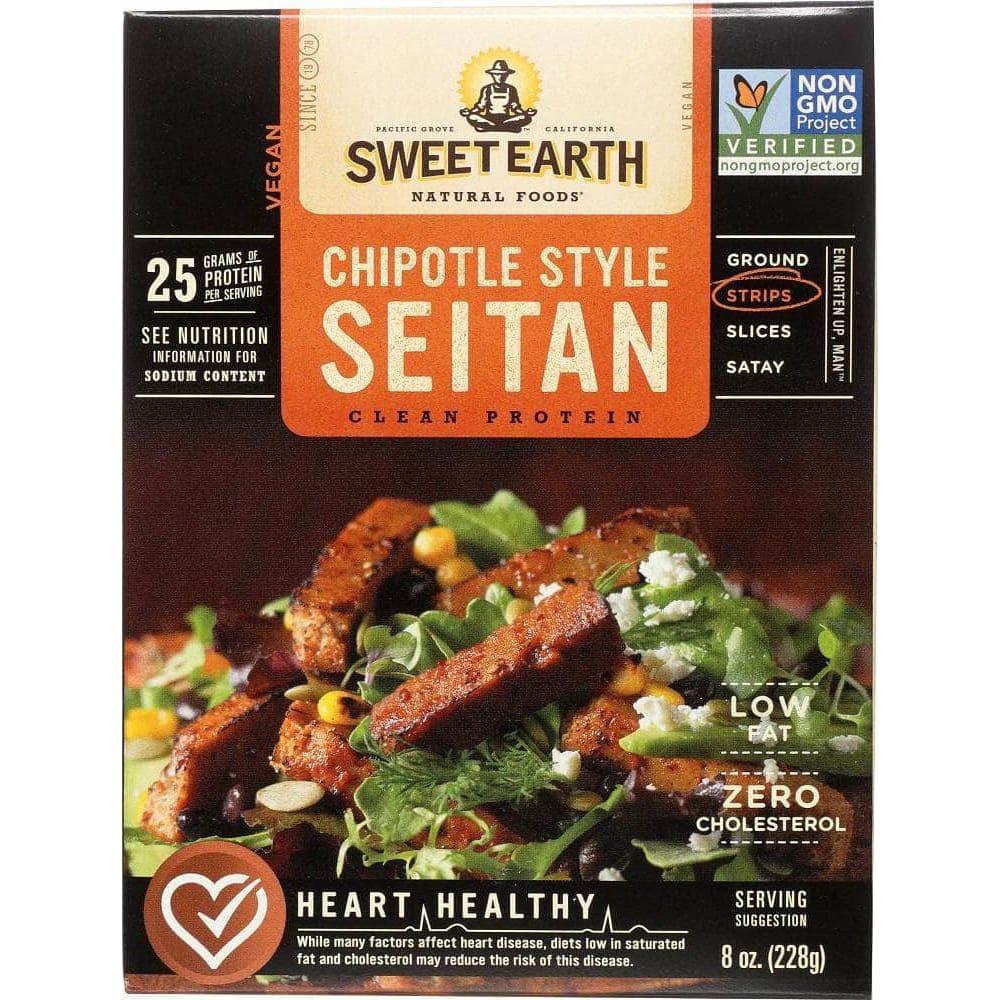 Sweet Earth Foods Sweet Earth Seitan Strips Chipotle, 8 oz
