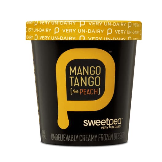 Sweet Pea Grocery > Chocolate, Desserts and Sweets > Ice Cream & Frozen Desserts SWEET PEA: Ice Crm Mango Peach, 16 oz