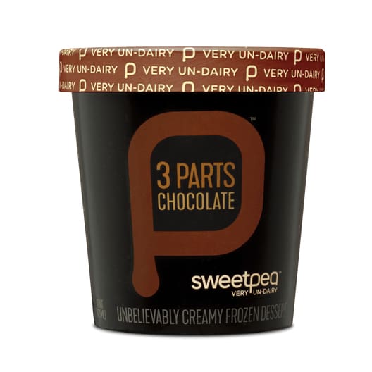 Sweet Pea Grocery > Chocolate, Desserts and Sweets > Ice Cream & Frozen Desserts SWEET PEA: Ice Crm Triple Chocolate, 16 oz