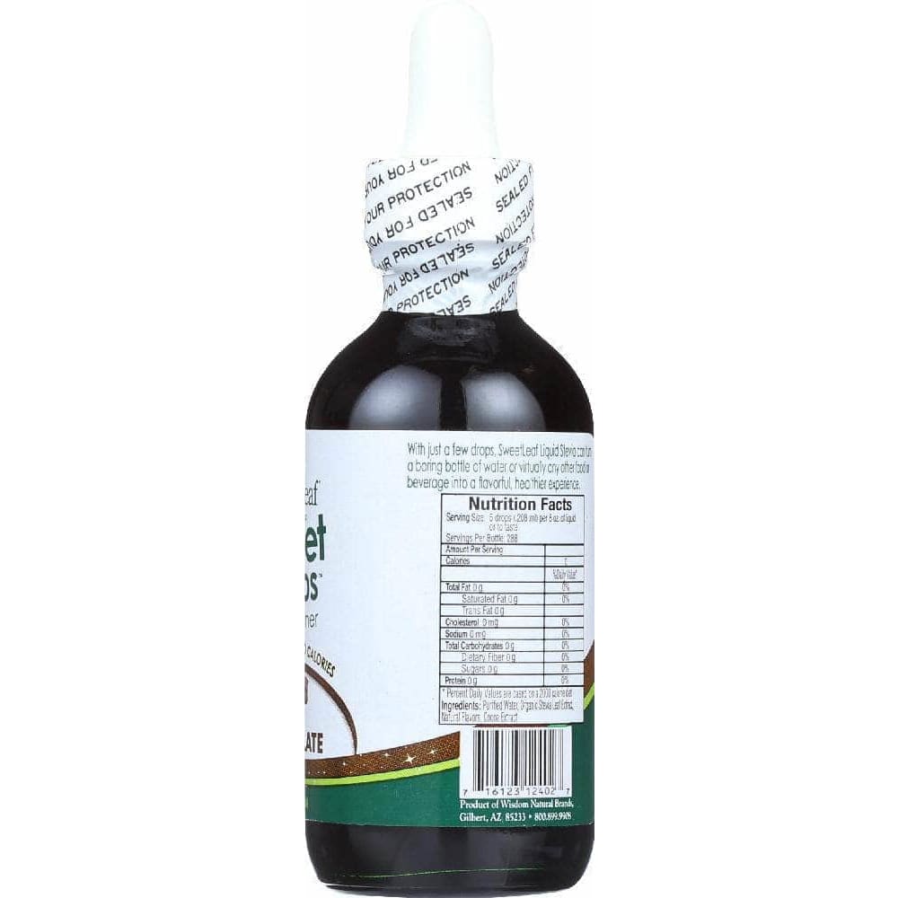 SWEETLEAF STEVIA Sweetleaf Liquid Stevia Sweet Drops Sweetener Chocolate, 2 Oz