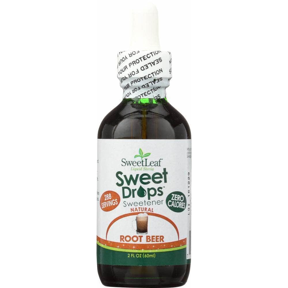 SWEET LEAF TEA Sweetleaf Liquid Stevia Sweet Drops Sweetener Root Beer, 2 Oz