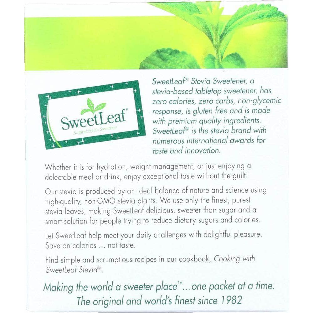 SWEETLEAF STEVIA Sweetleaf Natural Stevia Sweetener, 35 Packets