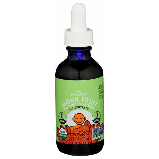 SWEETLEAF STEVIA Sweetleaf Stevia Monk Fruit Organic Sweetener Unflavored, 2 Oz